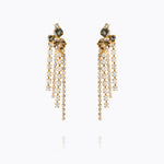 Caroline Svedbom - Amy Earrings Black Golden Combo Gold