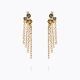 Caroline Svedbom - Amy Earrings Black Golden Combo Gold