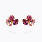 Caroline Svedbom - Ana Earrings Dark Rose Combo Gold