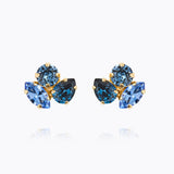 Caroline Svedbom - Ana Earrings Denimblue Combo Gold