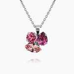 Caroline Svedbom - Ana Necklace Dark Rose Combo Rhodium