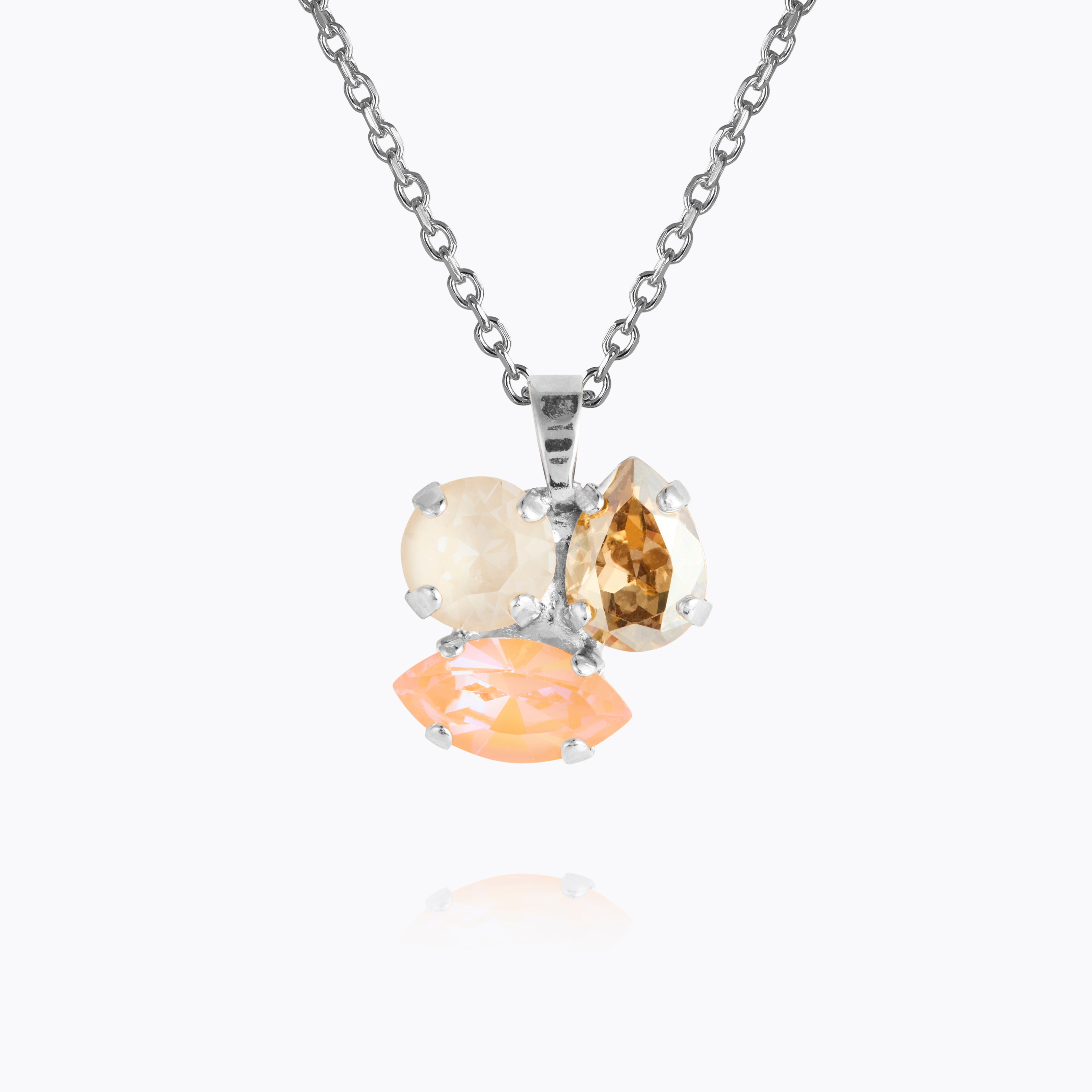 Caroline Svedbom - Ana Necklace Mango Combo Rhodium