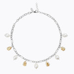 Caroline Svedbom - Ayra Necklace Pearl Golden Shadow Rhodium