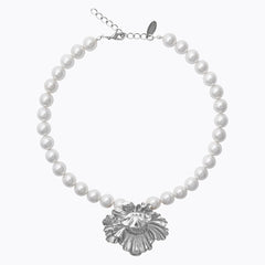 Caroline Svedbom - Bibi Pearl Choker Pearl Rhodium