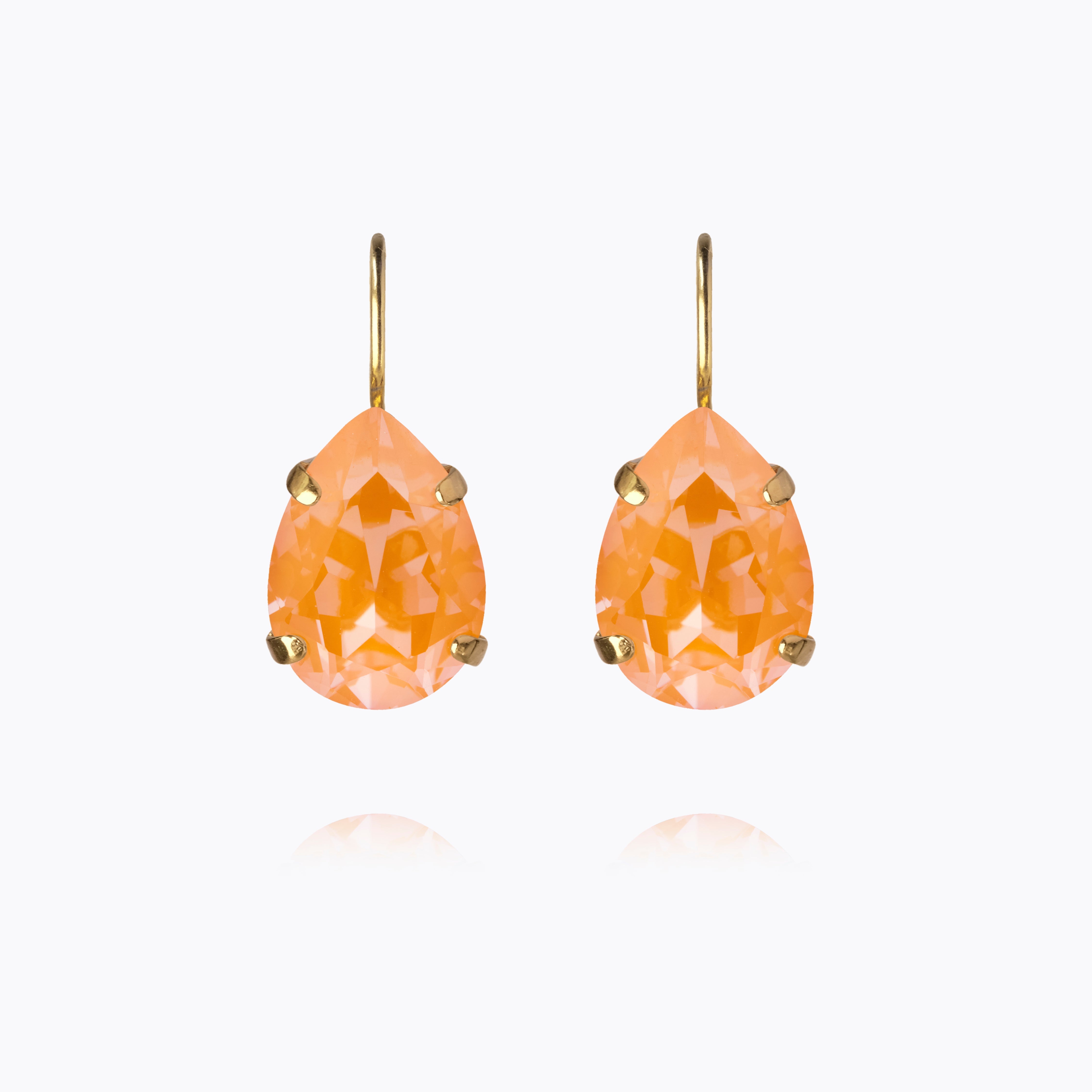 Caroline Svedbom - Mini Drop Clasp Earrings Mango Delite Gold
