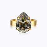 Caroline Svedbom - Mini Drop Ring Black Diamond Gold