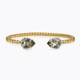 Caroline Svedbom - Mini Drop Bracelet Black Diamond Gold