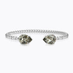 Caroline Svedbom - Mini Drop Bracelet Black Diamond Rhodium