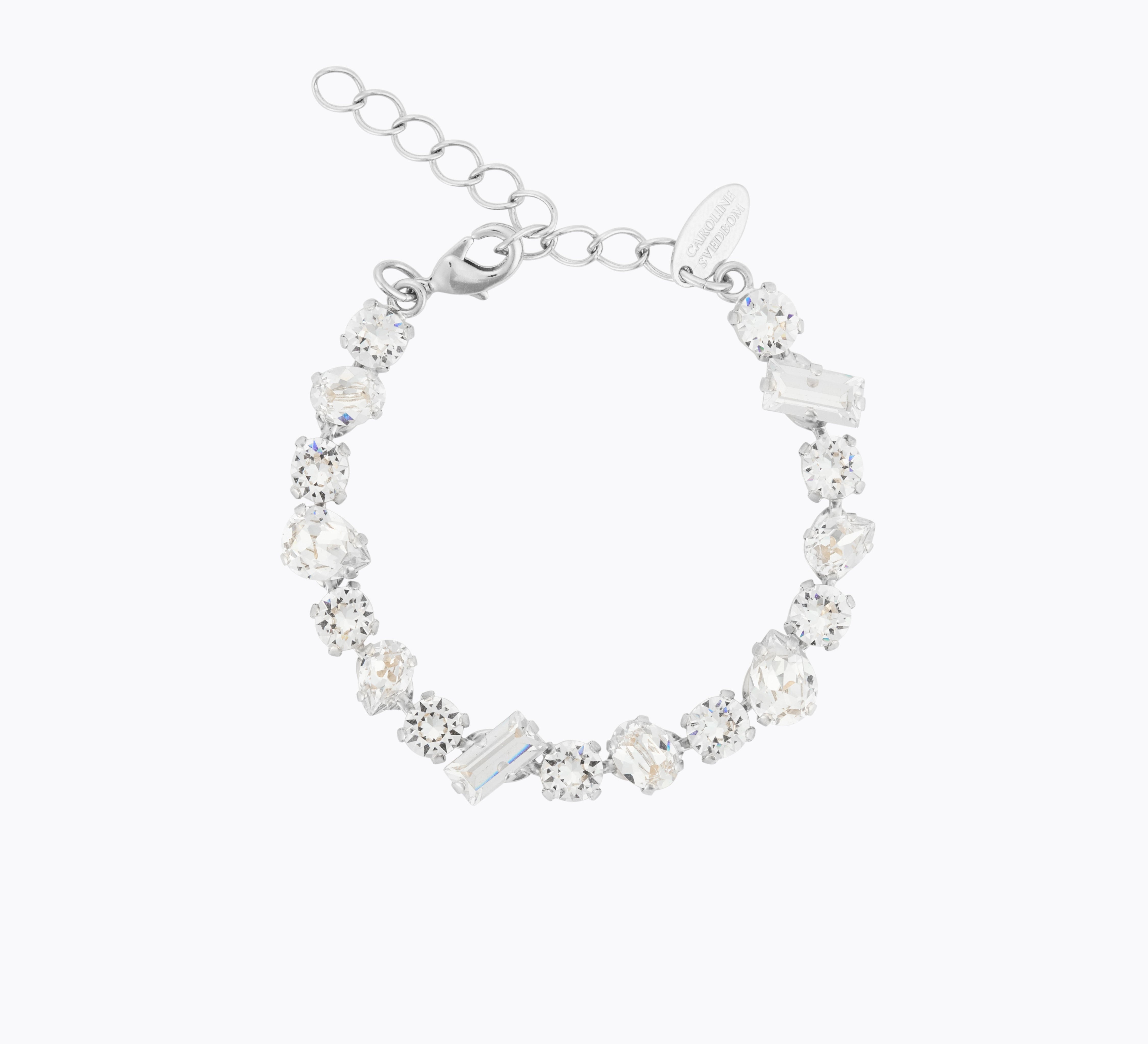 Caroline Svedbom - Noelle Statement Bracelet Crystal Rhodium