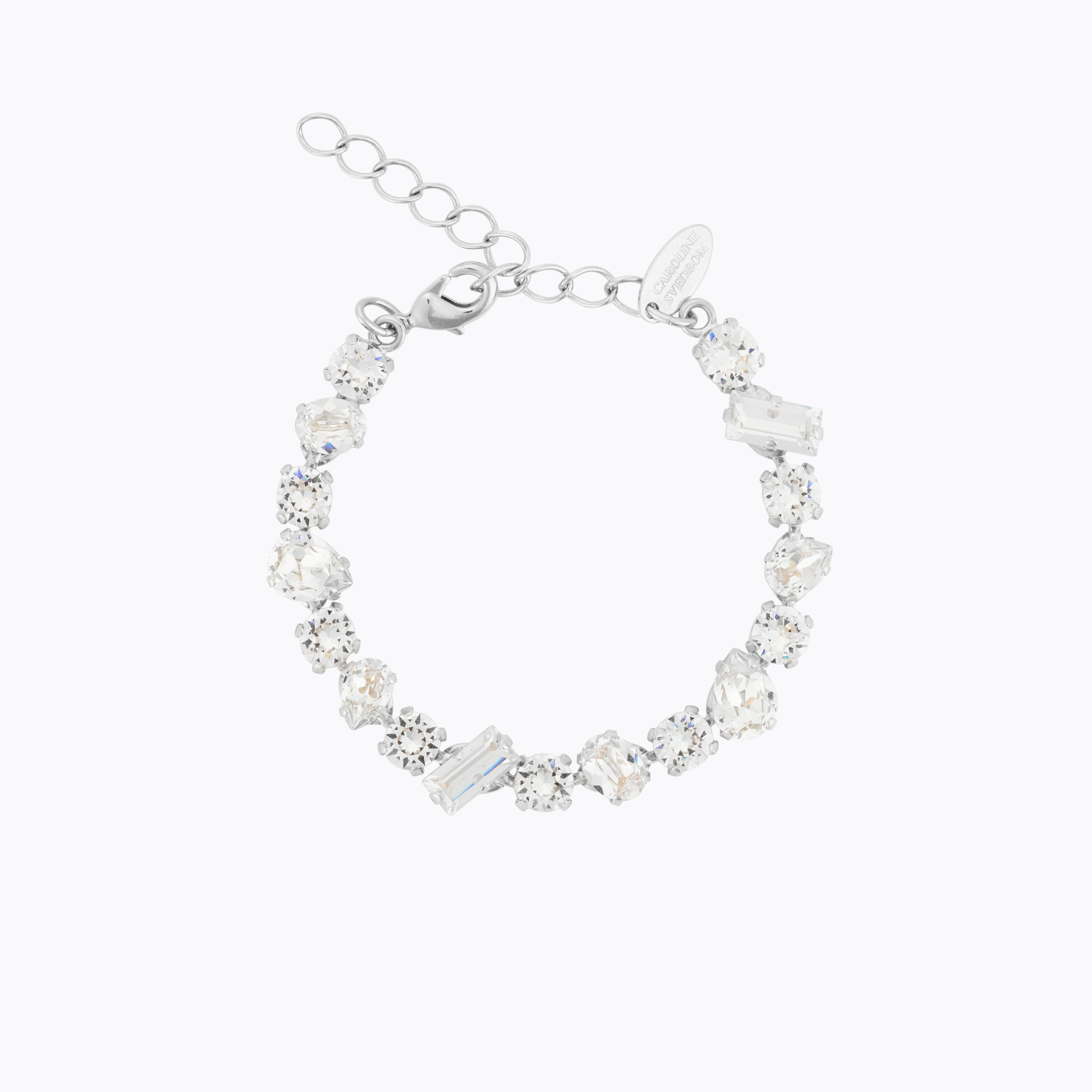 Caroline Svedbom - Noelle Statement Bracelet Crystal Rhodium