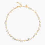 Caroline Svedbom - Noelle Statement Necklace Crystal Gold
