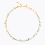 Caroline Svedbom - Noelle Statement Necklace Crystal Gold