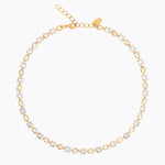 Caroline Svedbom - Fay Necklace Crystal Gold