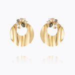 Caroline Svedbom - Cay Earrings Black Golden Combo Gold