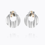 Caroline Svedbom - Cay Earrings Black Golden Combo Rhodium