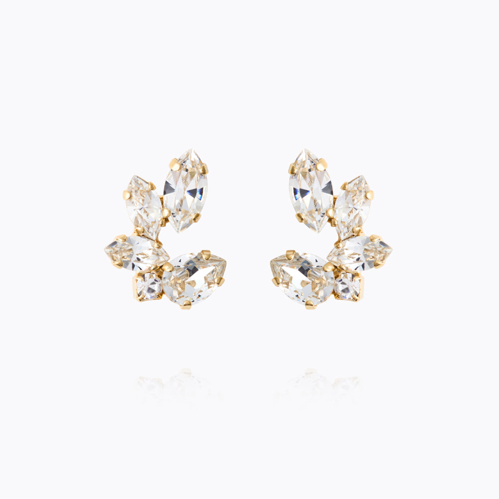 Caroline Svedbom - Clare Earrings Crystal Gold