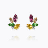 Caroline Svedbom - Clare Earrings Autumn Bloom Combo Rhodium