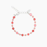 Caroline Svedbom - Calanthe Bracelet Light Coral Combo Rhodium
