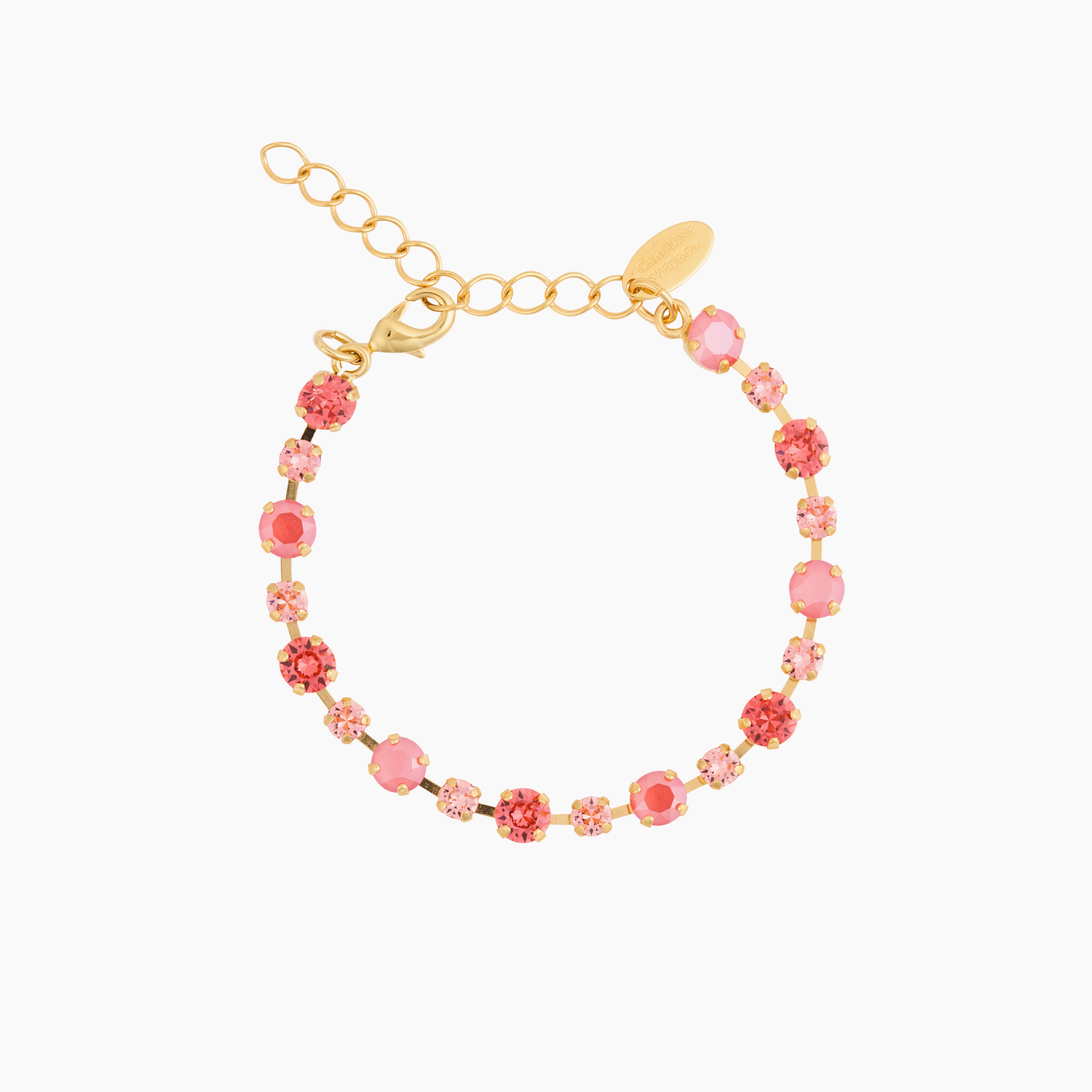 Caroline Svedbom - Calanthe Bracelet Light Coral Combo Gold
