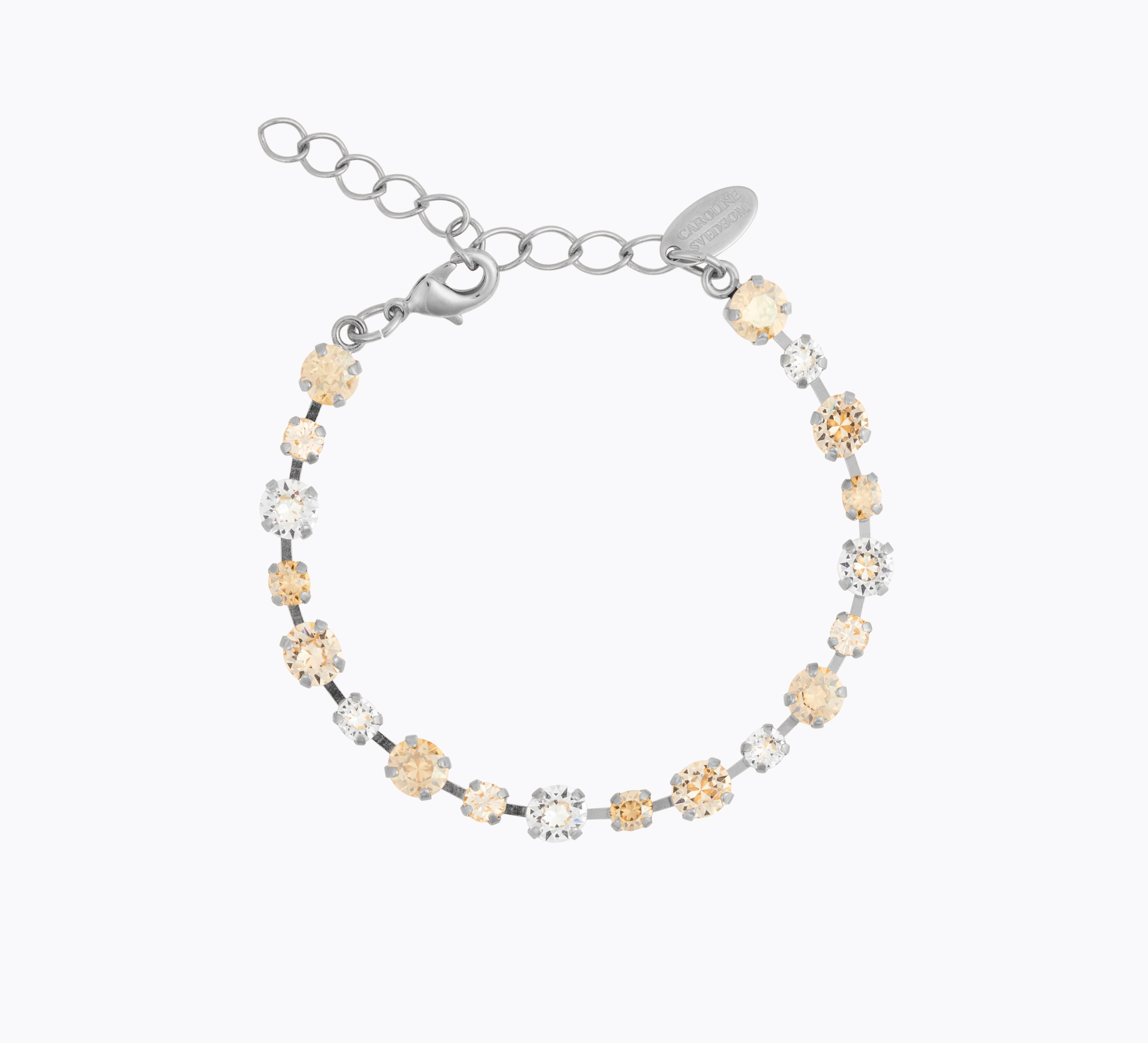 Caroline Svedbom - Calanthe Bracelet Golden Combo Rhodium