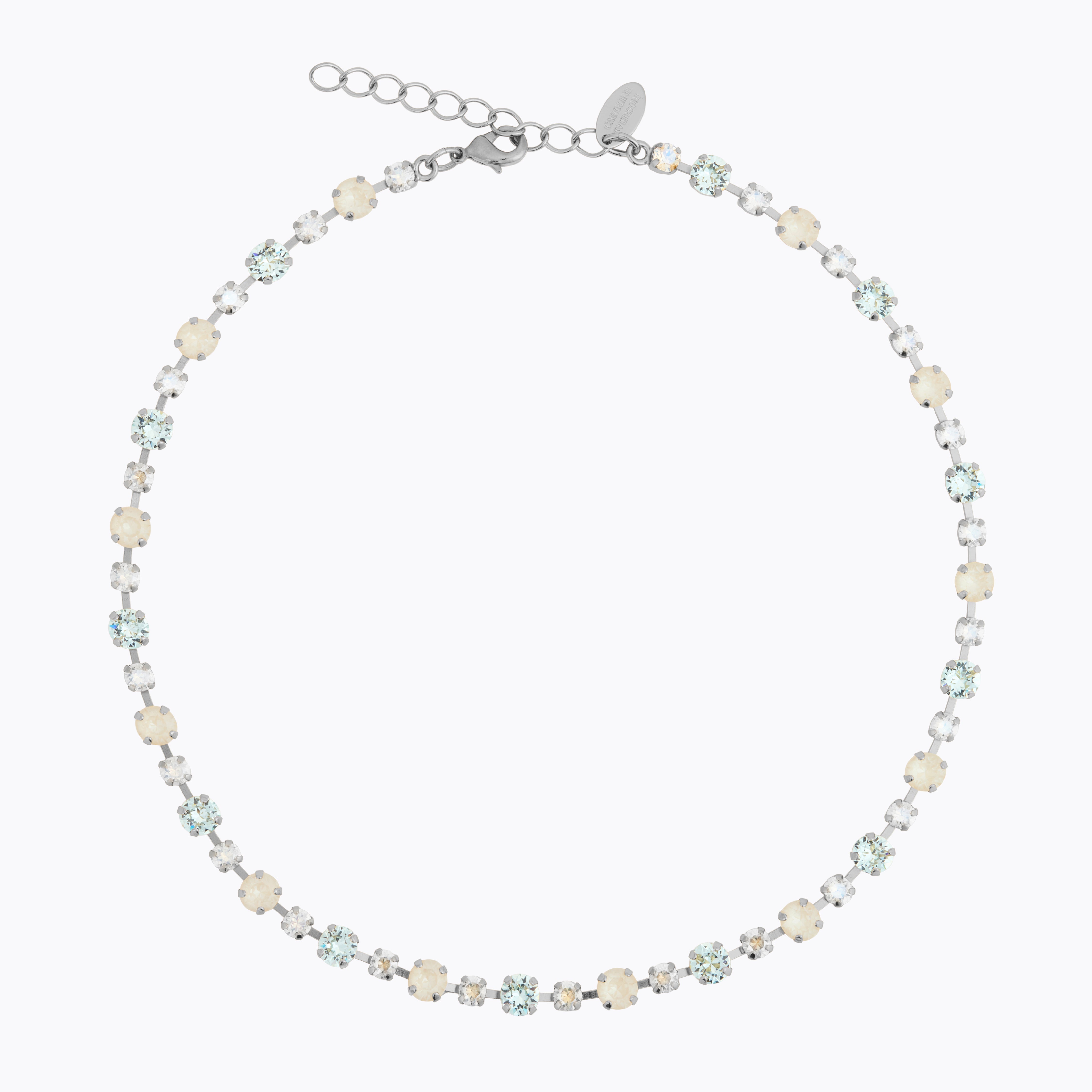 Caroline Svedbom - Calanthe Necklace Azore Combo Rhodium