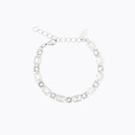 Caroline Svedbom - Diora Statement Bracelet Crystal Rhodium
