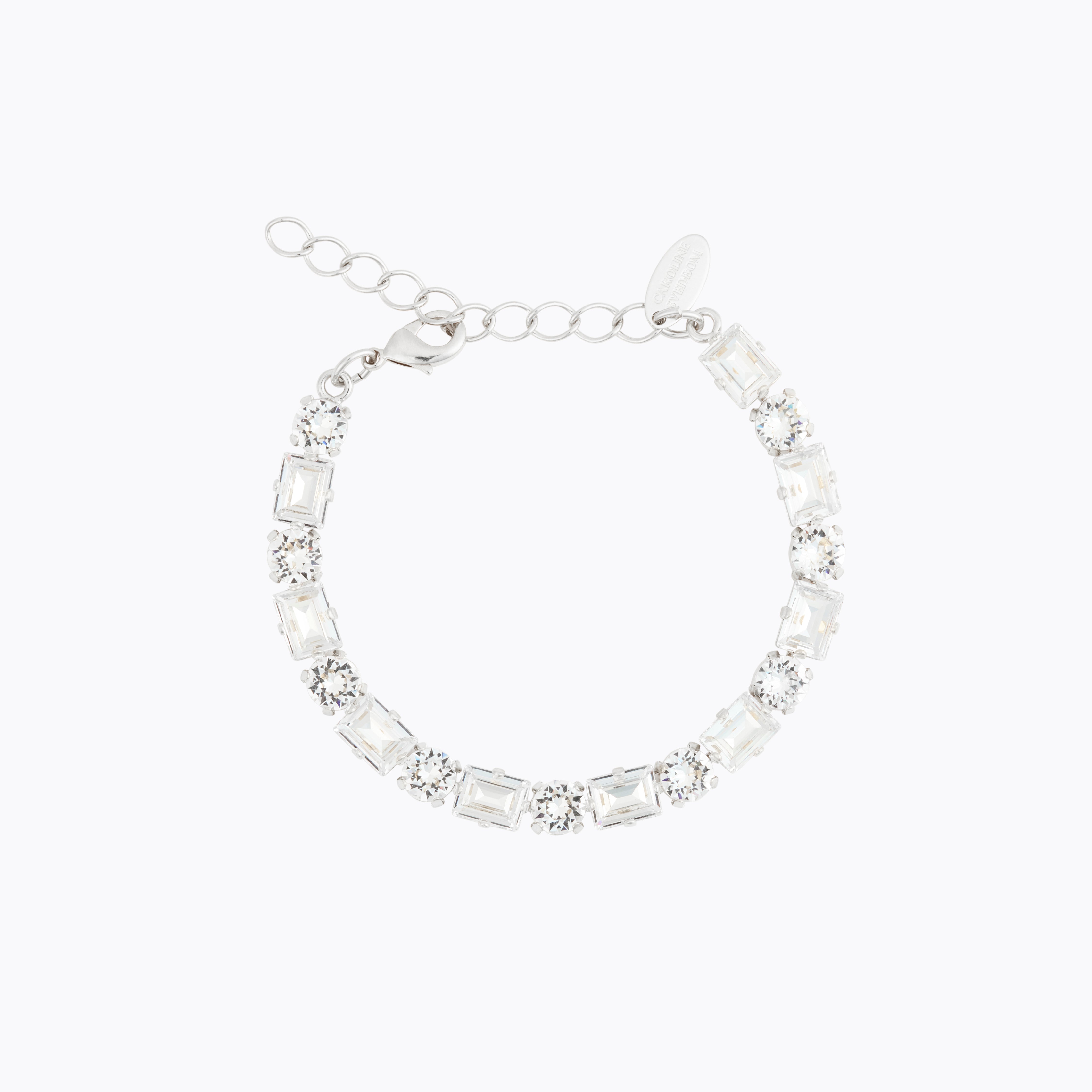 Caroline Svedbom - Diora Statement Bracelet Crystal Rhodium