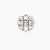 Caroline Svedbom - Diora Statement Ring Crystal Rhodium