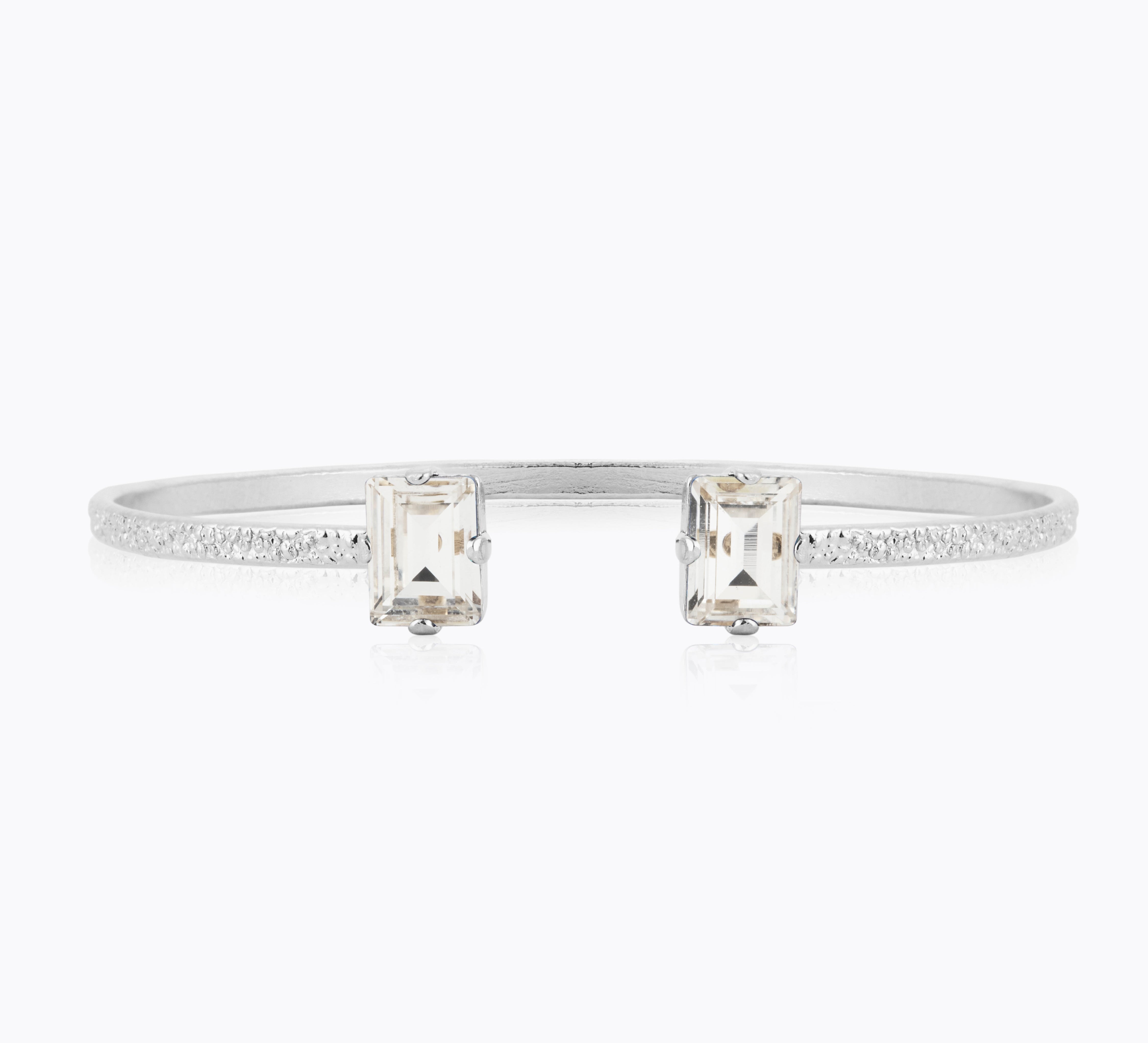 Caroline Svedbom - Diora Stud Bracelet Crystal Rhodium