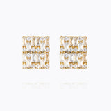 Caroline Svedbom - Evelyne Earrings Crystal Gold
