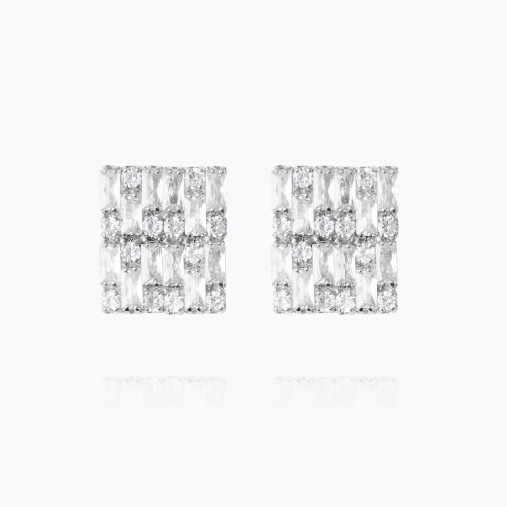Caroline Svedbom - Evelyne Earrings Crystal Rhodium