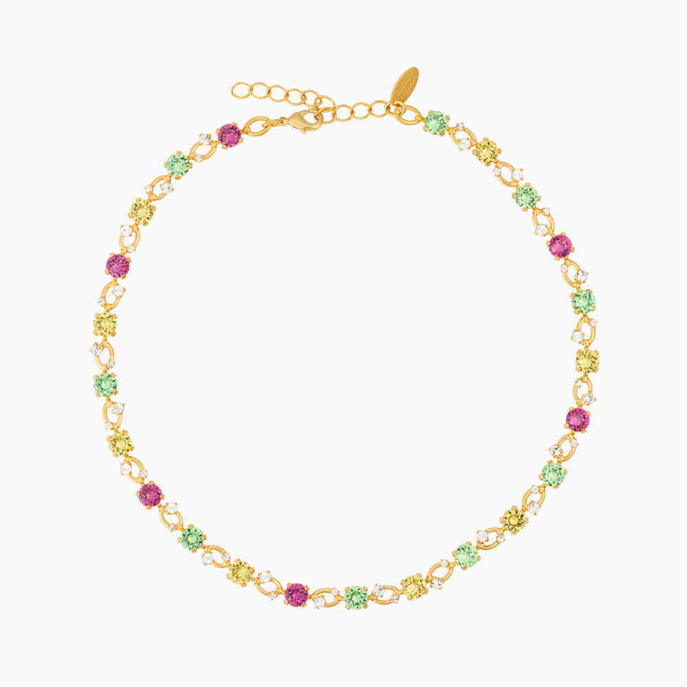 Caroline Svedbom - Fay Necklace Autumn Bloom Combo Gold