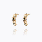 Caroline Svedbom - Gabriella Earrings Black Golden Combo Gold