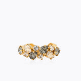 Caroline Svedbom - Gabriella Ring Black Golden Combo Gold