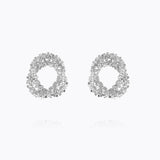 Caroline Svedbom - Gemma Knot Earrings Rhodium Rhodium