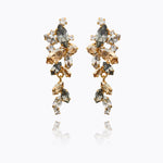 Caroline Svedbom - Jannice Earrings Black Golden Combo Gold