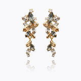 Caroline Svedbom - Jannice Earrings Black Golden Combo Gold