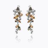 Caroline Svedbom - Jannice Earrings Black Golden Combo Rhodium