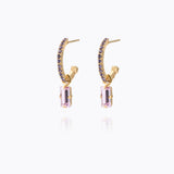 Caroline Svedbom - Lucy Earrings Violet Tanzanite Gold