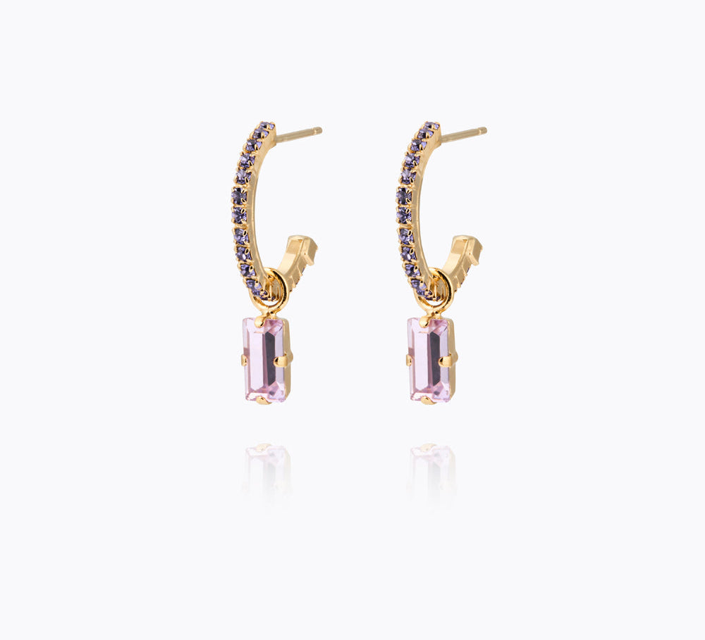 Caroline Svedbom - Lucy Earrings Violet Tanzanite Gold
