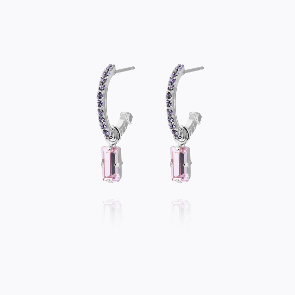 Caroline Svedbom - Lucy Earrings Violet Tanzanite Rhodium
