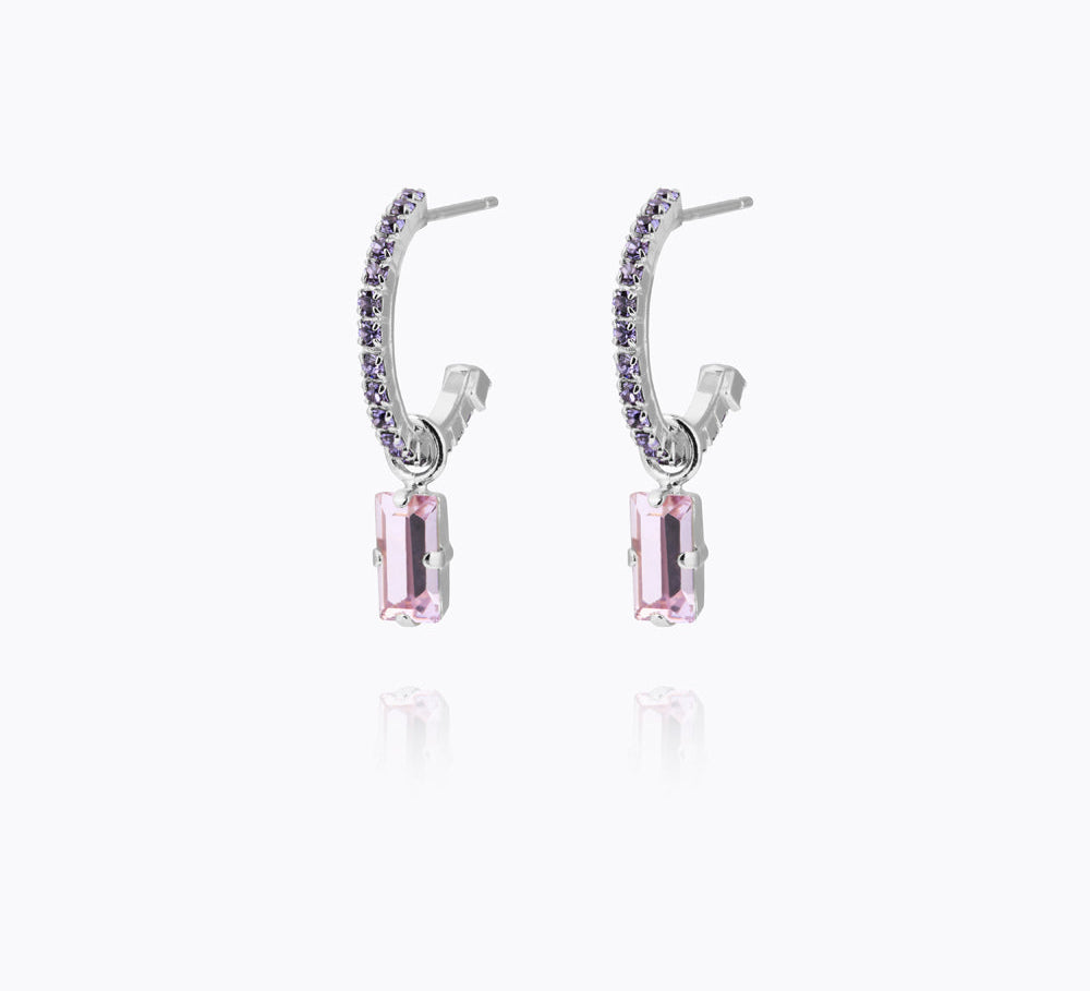 Caroline Svedbom - Lucy Earrings Violet Tanzanite Rhodium