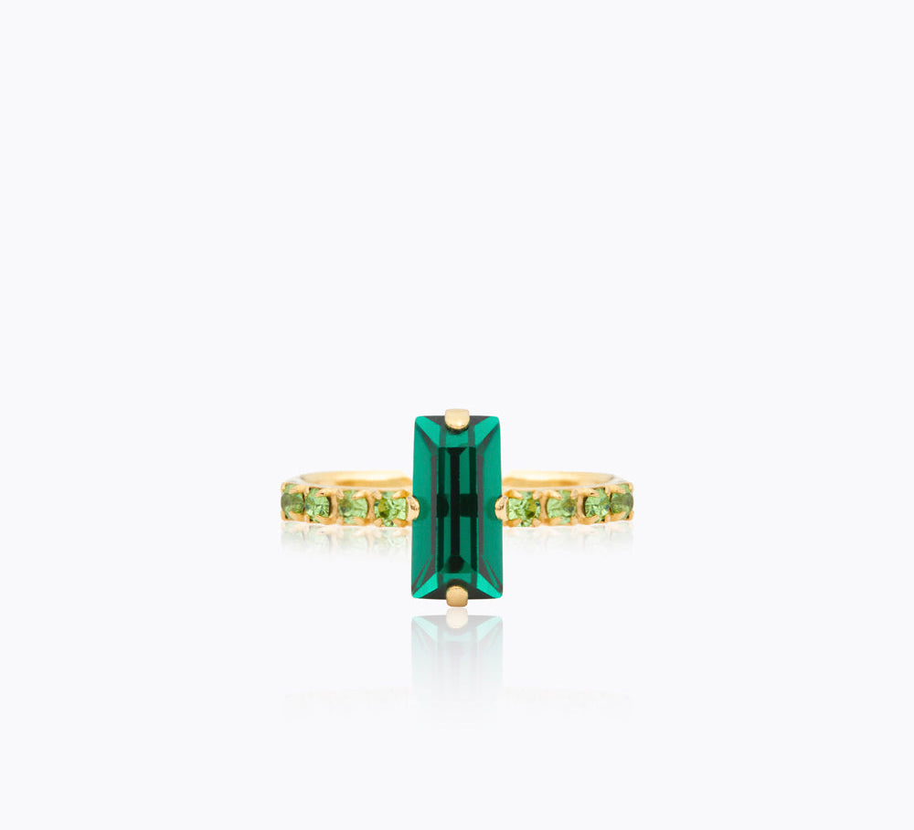 Caroline Svedbom - Lucy Ring Emerald Peridot Gold