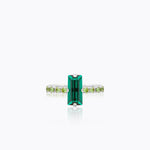Caroline Svedbom - Lucy Ring Emerald Peridot Rhodium