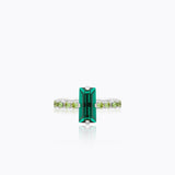 Caroline Svedbom - Lucy Ring Emerald Peridot Rhodium