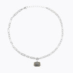 Caroline Svedbom - Lydia Chain Necklace Black Diamond Rhodium