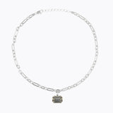 Caroline Svedbom - Lydia Chain Necklace Black Diamond Rhodium