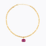 Caroline Svedbom - Lydia Chain Necklace Dark Rose Gold