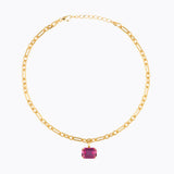 Caroline Svedbom - Lydia Chain Necklace Dark Rose Gold
