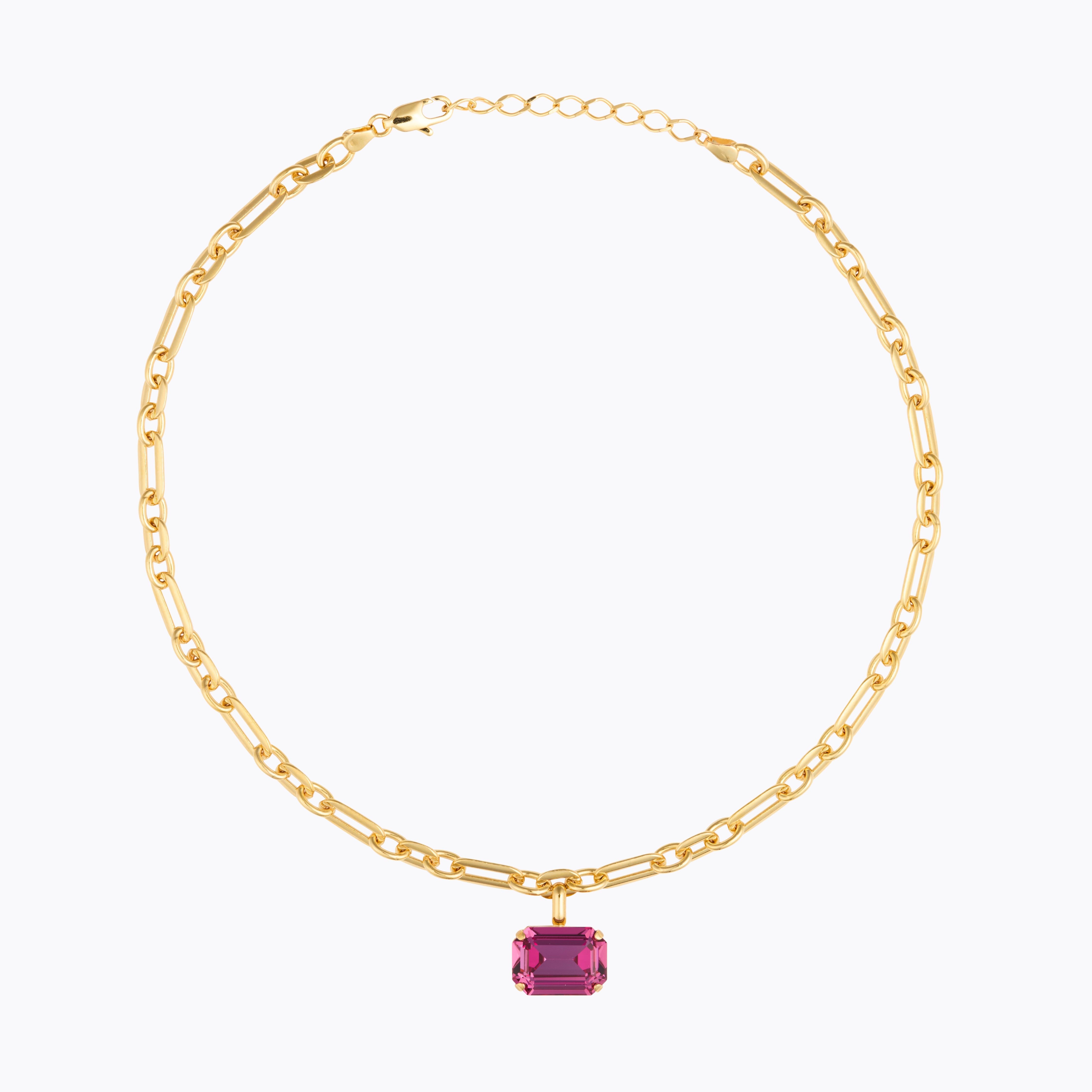 Caroline Svedbom - Lydia Chain Necklace Dark Rose Gold